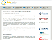 Tablet Screenshot of globehosting.net